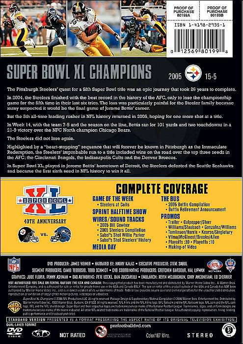 Super Bowl XL Champions: Pittsburgh Steelers