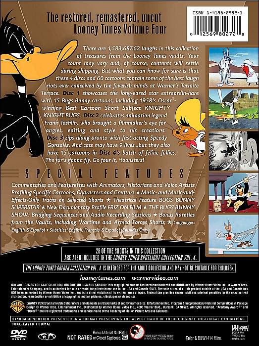 Looney Tunes: Golden Collection, Vol. 4 [4 Discs]