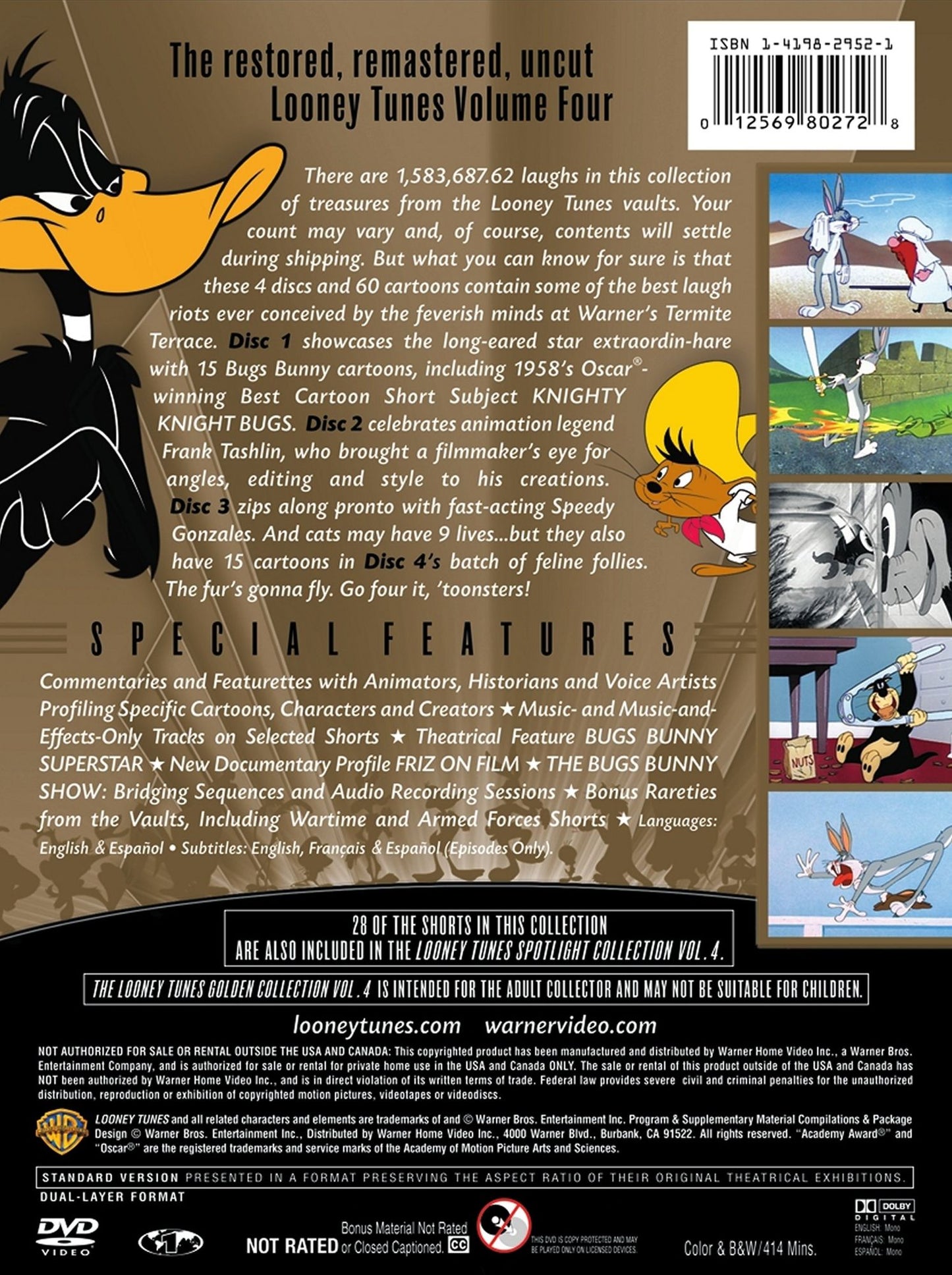 Looney Tunes: Golden Collection, Vol. 4 [4 Discs]