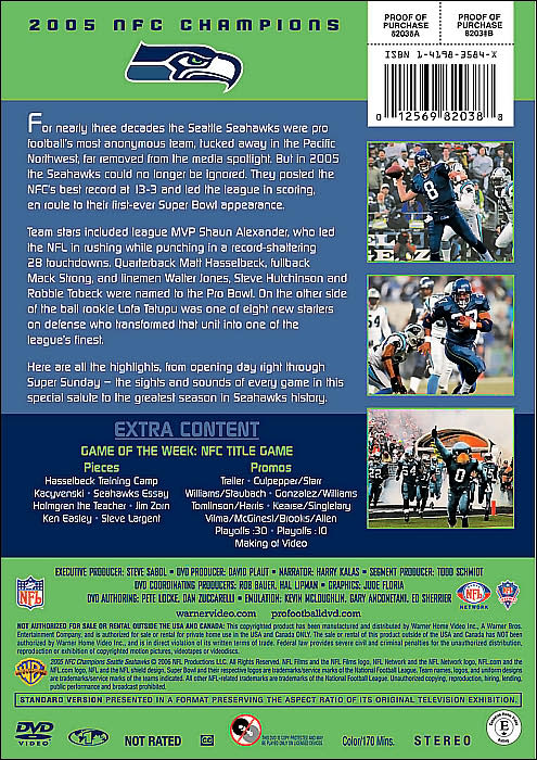 Seattle Seahawks: 2005 NFC Champions