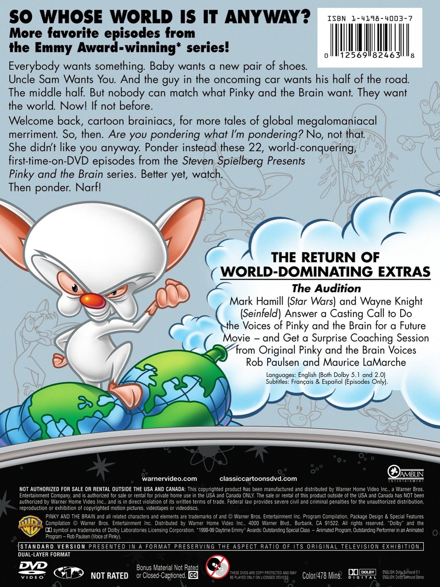 Stephen Spielberg Presents: Pinky and the Brain, Vol. 2 [4 Discs]
