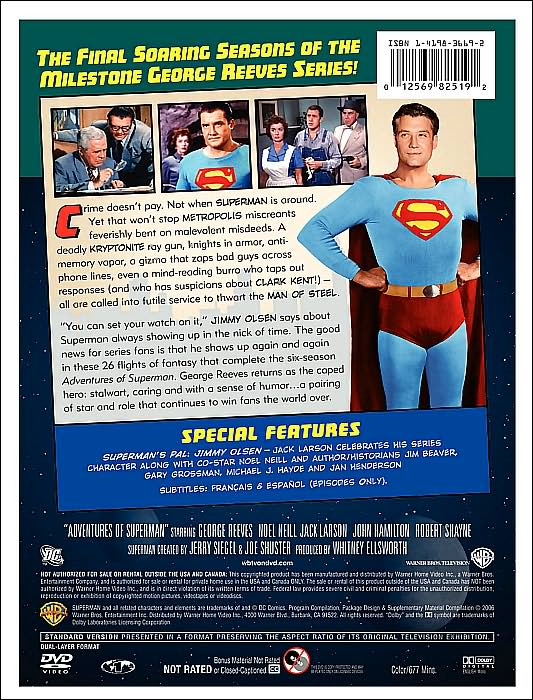 The Adventures of Superman: The Complete 5th and 6th Seasons - In Color [5 Discs]
