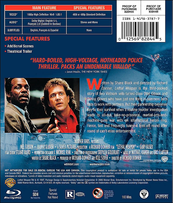 Lethal Weapon [Blu-ray]