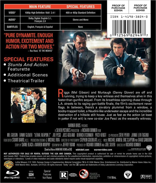 Lethal Weapon 2 [Blu-ray]