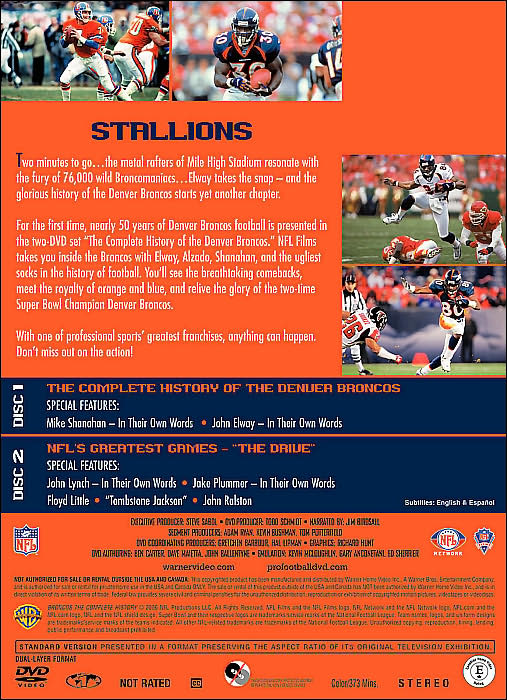 Broncos: The Complete History [2 Discs]