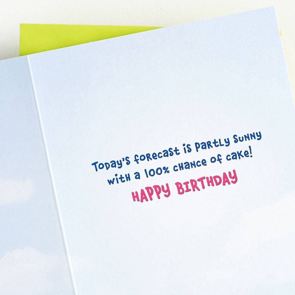 Cat Cloud Birthday Card