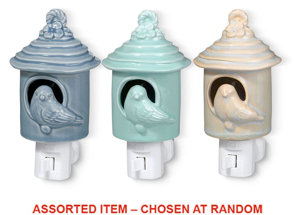 Birdhouse Nightlight 3 ass't