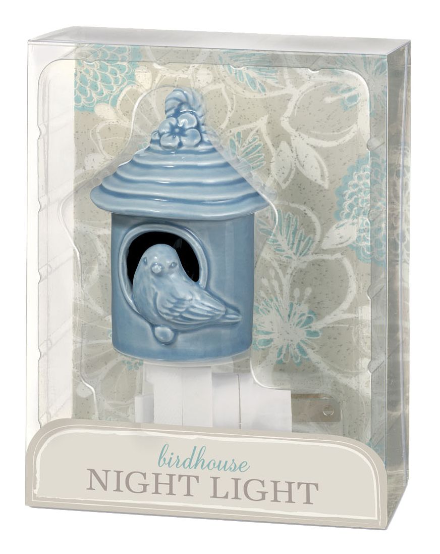 Birdhouse Nightlight 3 ass't