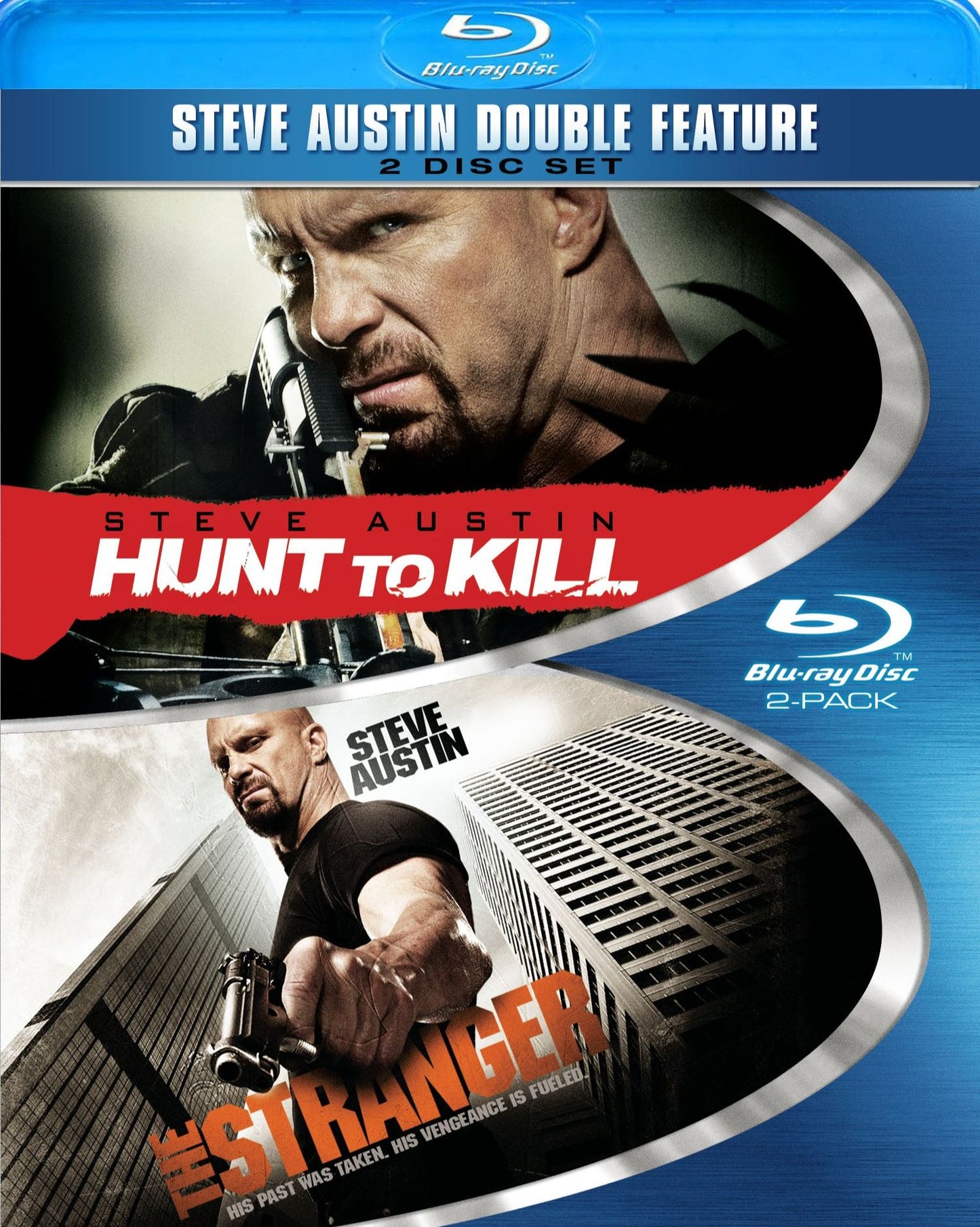 Steve Austin Double Feature: Hunt to Kill/The Stranger [Blu-ray]