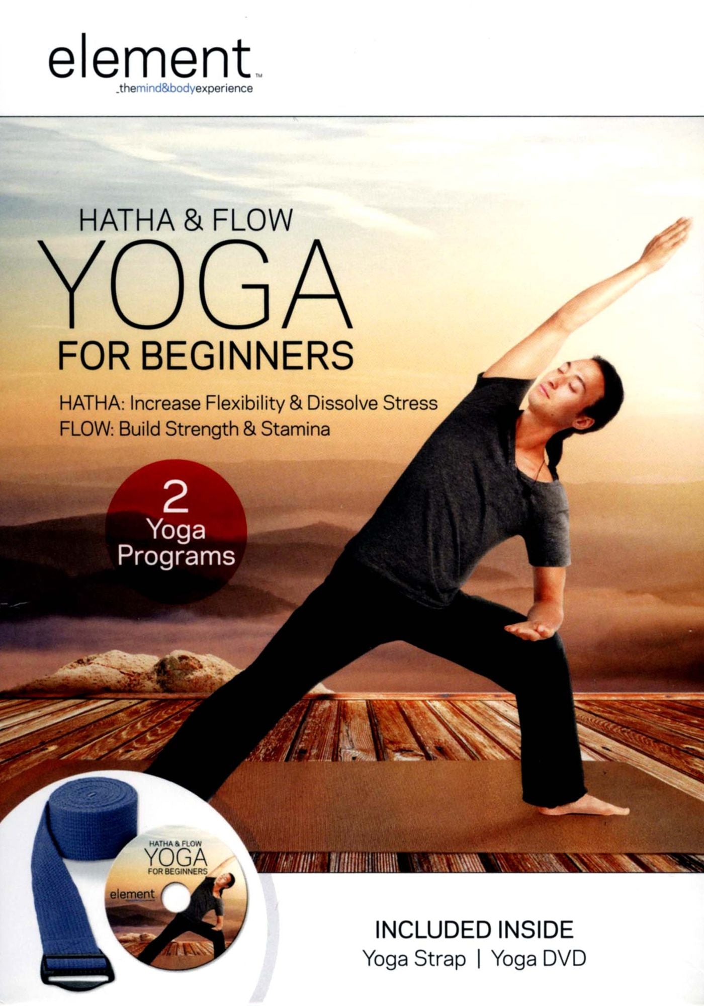 Element: Hatha & Flow Yoga for Beginners [With Yoga Strap]