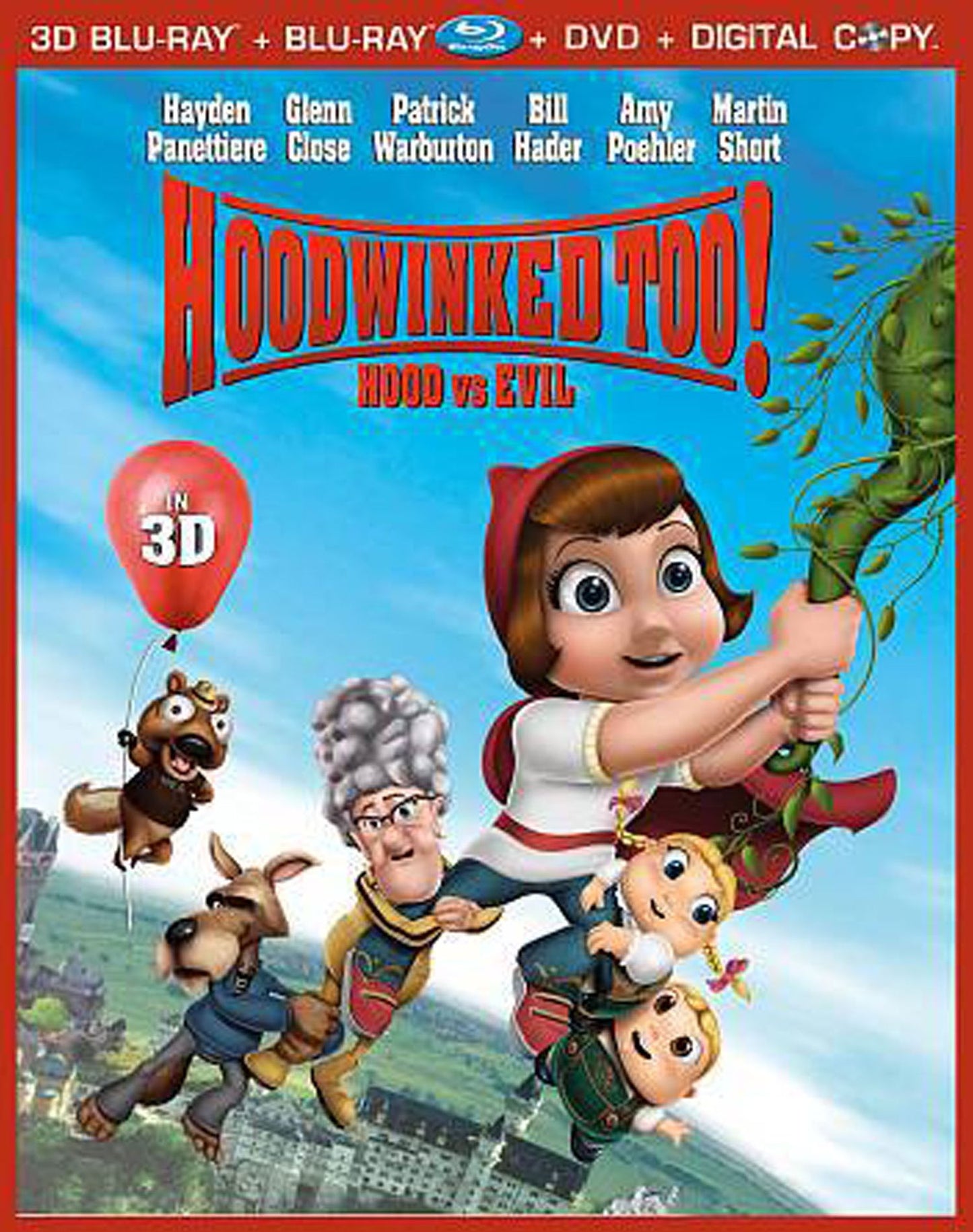 Hoodwinked Too! Hood vs. Evil [4 Discs] [Includes Digital Copy] [3D] [Blu-ray/DVD]