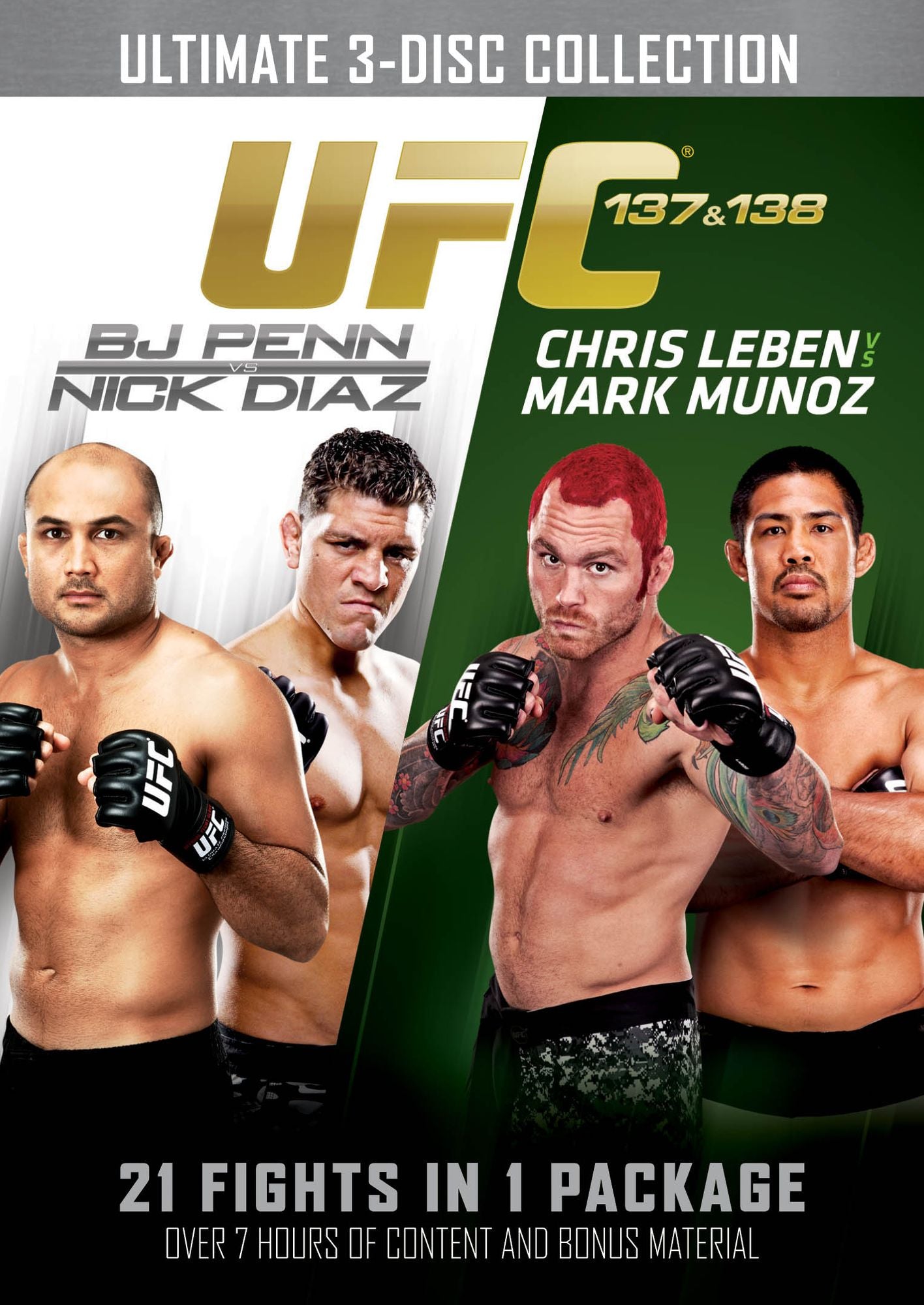 UFC 137: Penn vs. Diaz/UFC 138: Leben vs. Munoz [2 Discs]