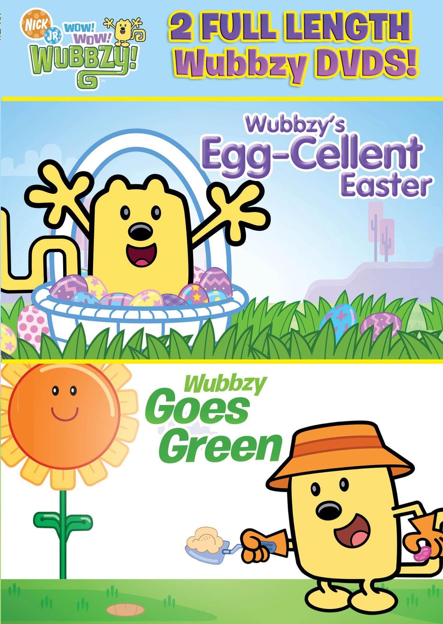 Wow! Wow! Wubbzy!: Wubbzy's Egg-cellent Easter/Wubbzy Goes Green [2 Discs]