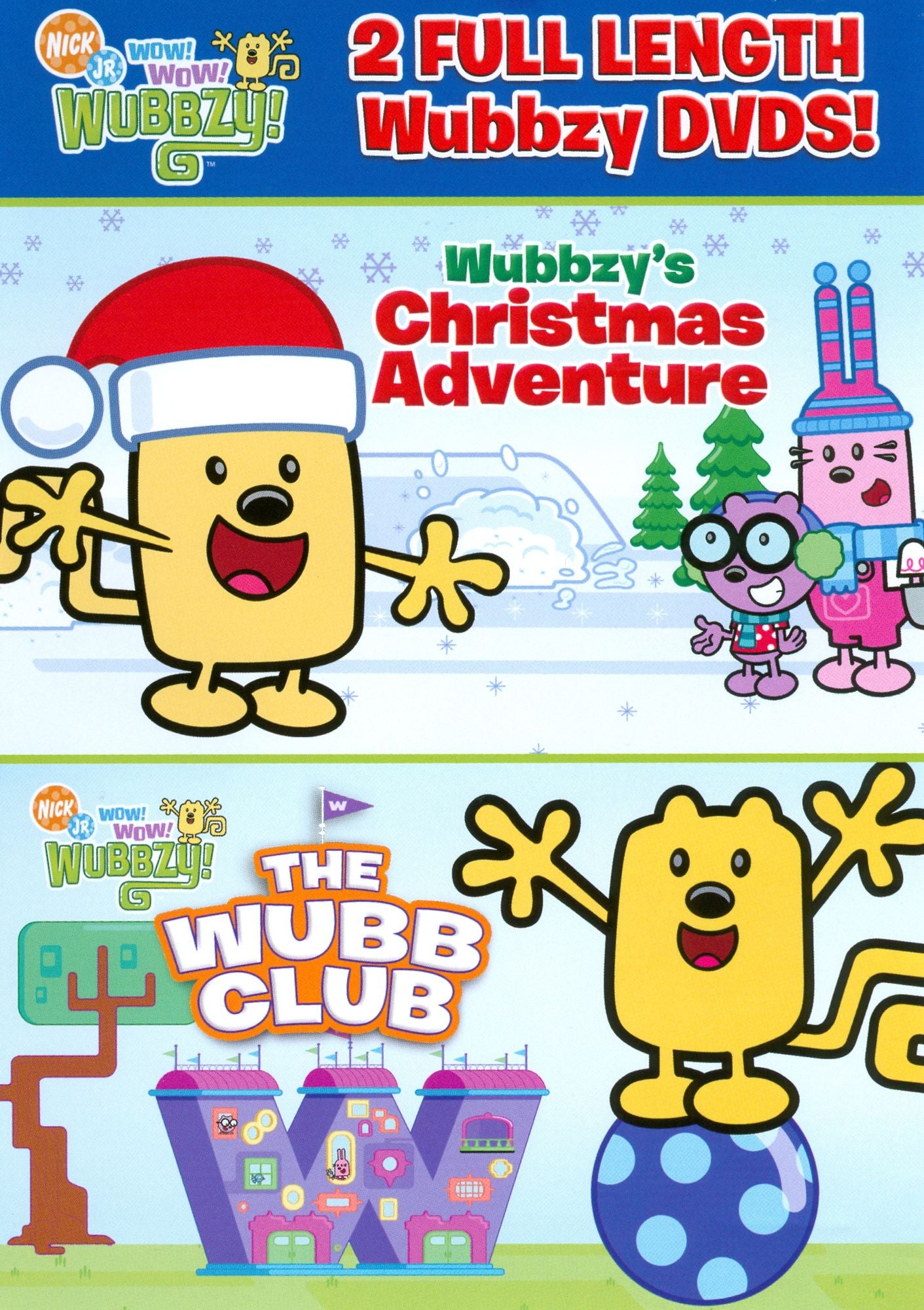 Wow! Wow! Wubbzy!: Wubbzy's Christmas Adventure/The Wubb Club [2 Discs]