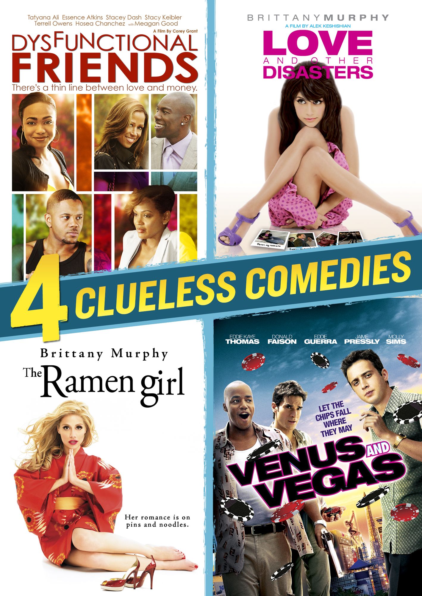 4 CLUELESS COMEDIES