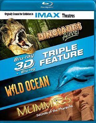 Dinosaurs Alive!/Wild Ocean/Mummies [3 Discs] [3D] [Blu-ray]