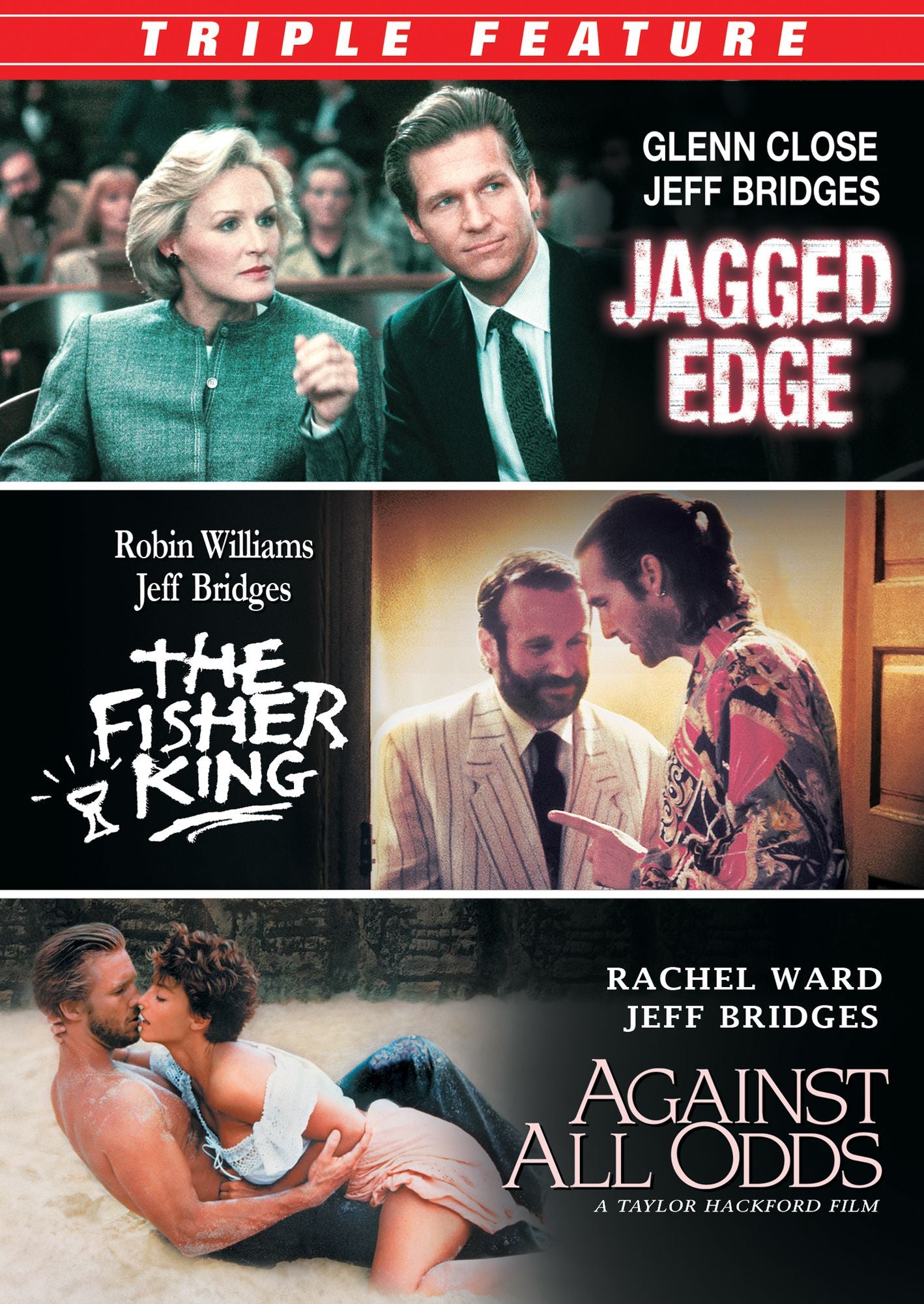 Jeff Bridges Triple Feature: Jagged Edge/Against All Odds/Fisher King