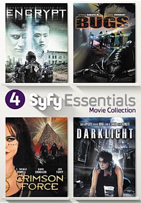 4 Syfy Essentials Movies Collection: Encrypt/Bugs/Crimson Force/Darklight [2 Discs]
