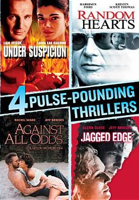 4 Pulse-Pounding Thrillers: Under Suspicion/Random Hearts/Against All Odds/Jagged Edge)
