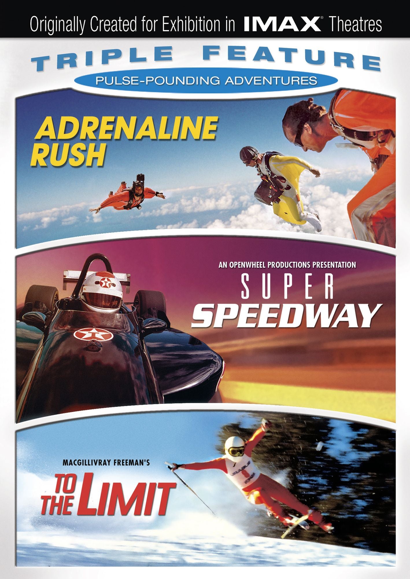 Pulse-Pounding Adventures Triple Feature: Adrenaline Rush/Super Speedway/To the Limit