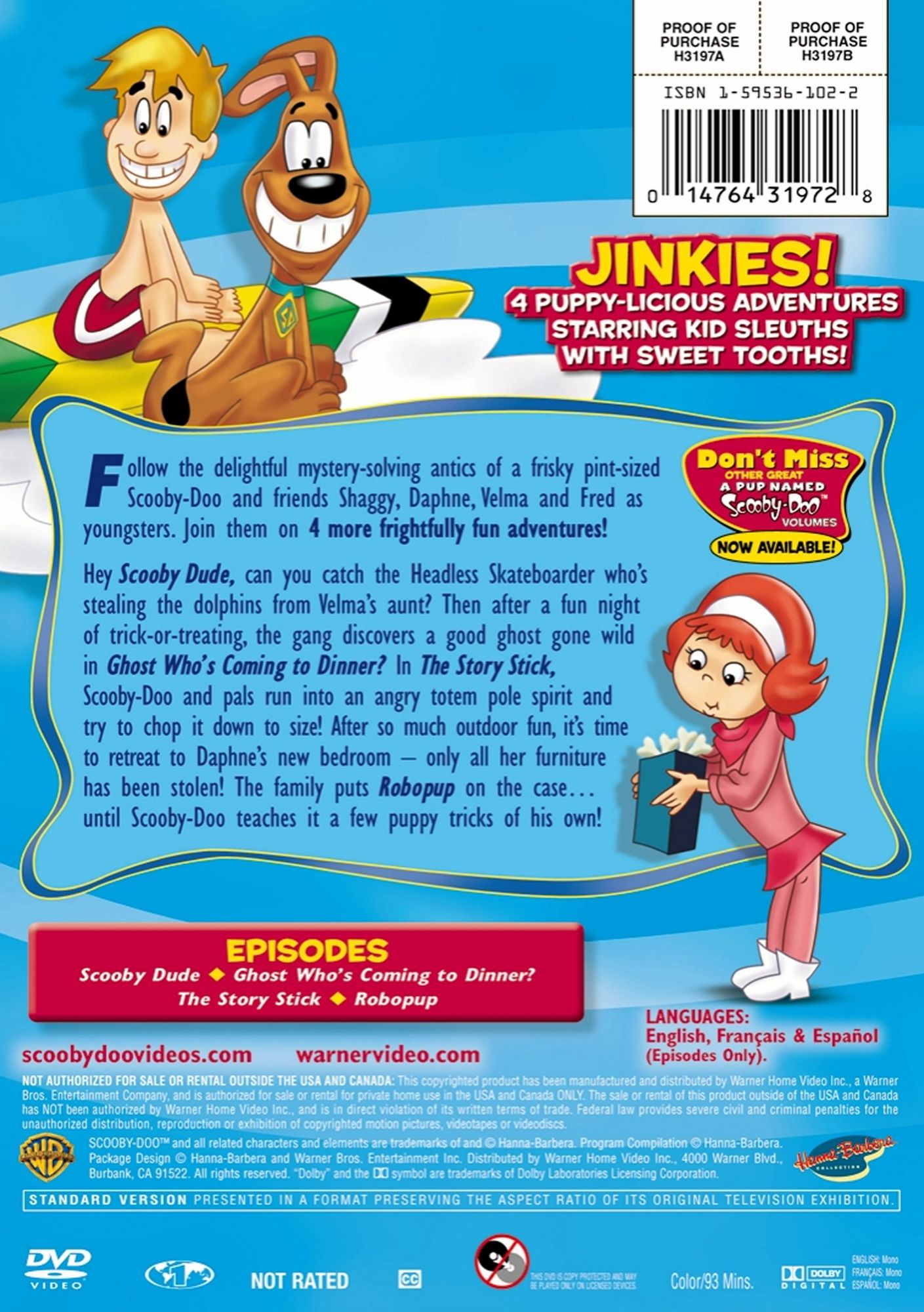 A Pup Named Scooby-Doo: 4 TV Episodes, Vol. 3