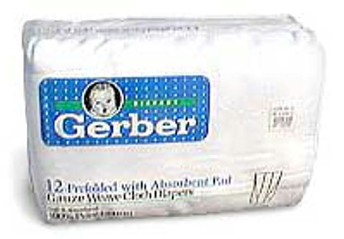 Gerber Childrenswear Gauze Diaper 24'' x 27''