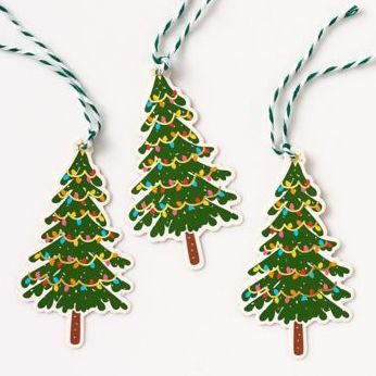 Christmas Tree Gift Tags