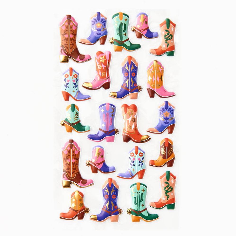 Cowboy Boot Stickers