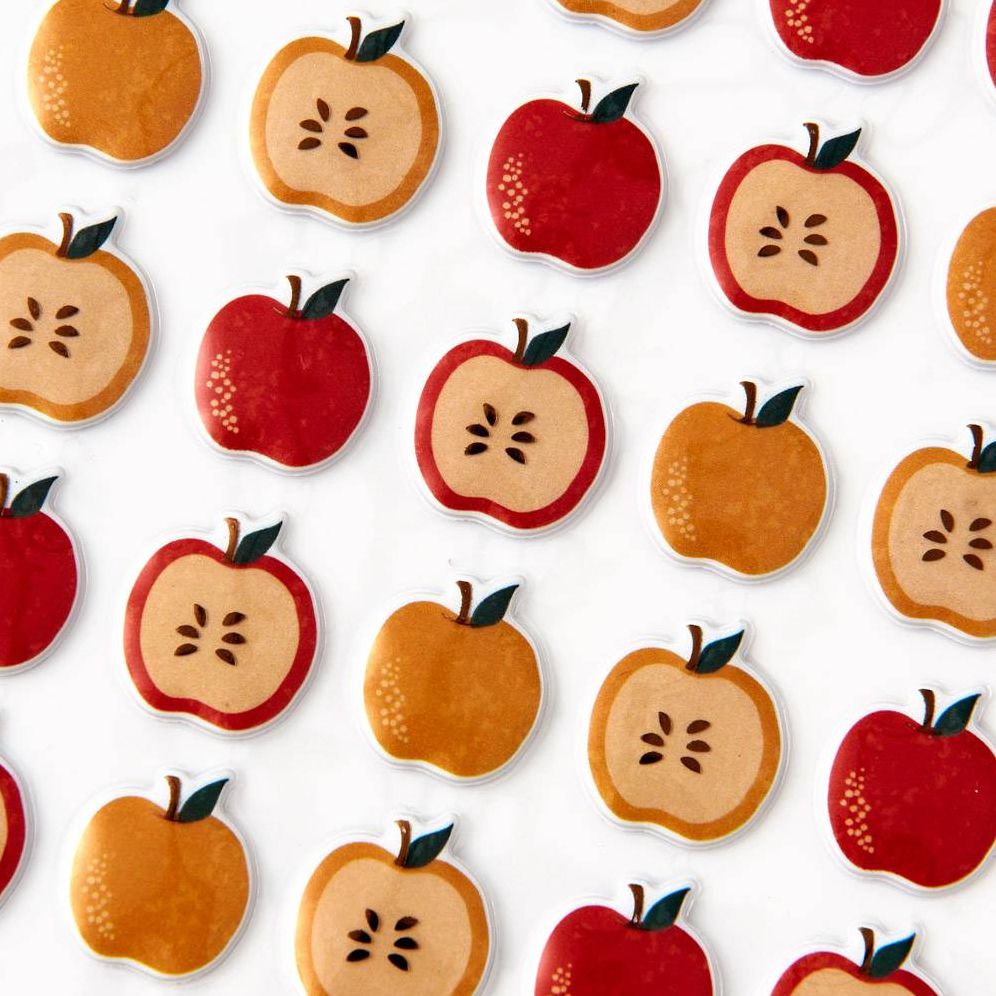 Fall Apple Stickers