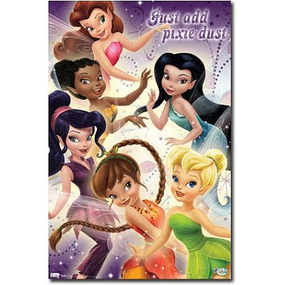 Poster Disney Fairies Tinker Bell Just Add Pixie Dust Art Poster Prin