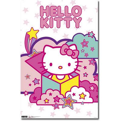 Poster Hello Kitty Stars Art Print Poster - 22x34
