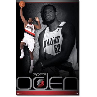 Trail Blazers - Gregg Oden - Poster