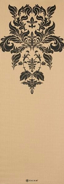 Printed Yoga Mat: Damask