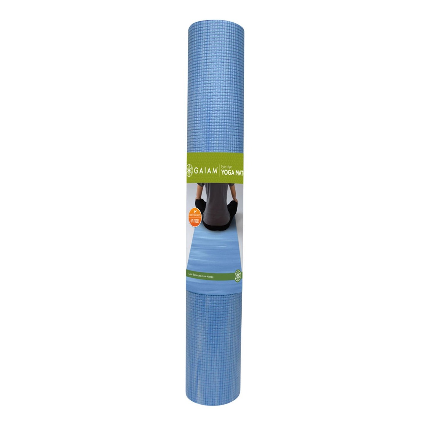 Yoga Mat Blue Tie Dye