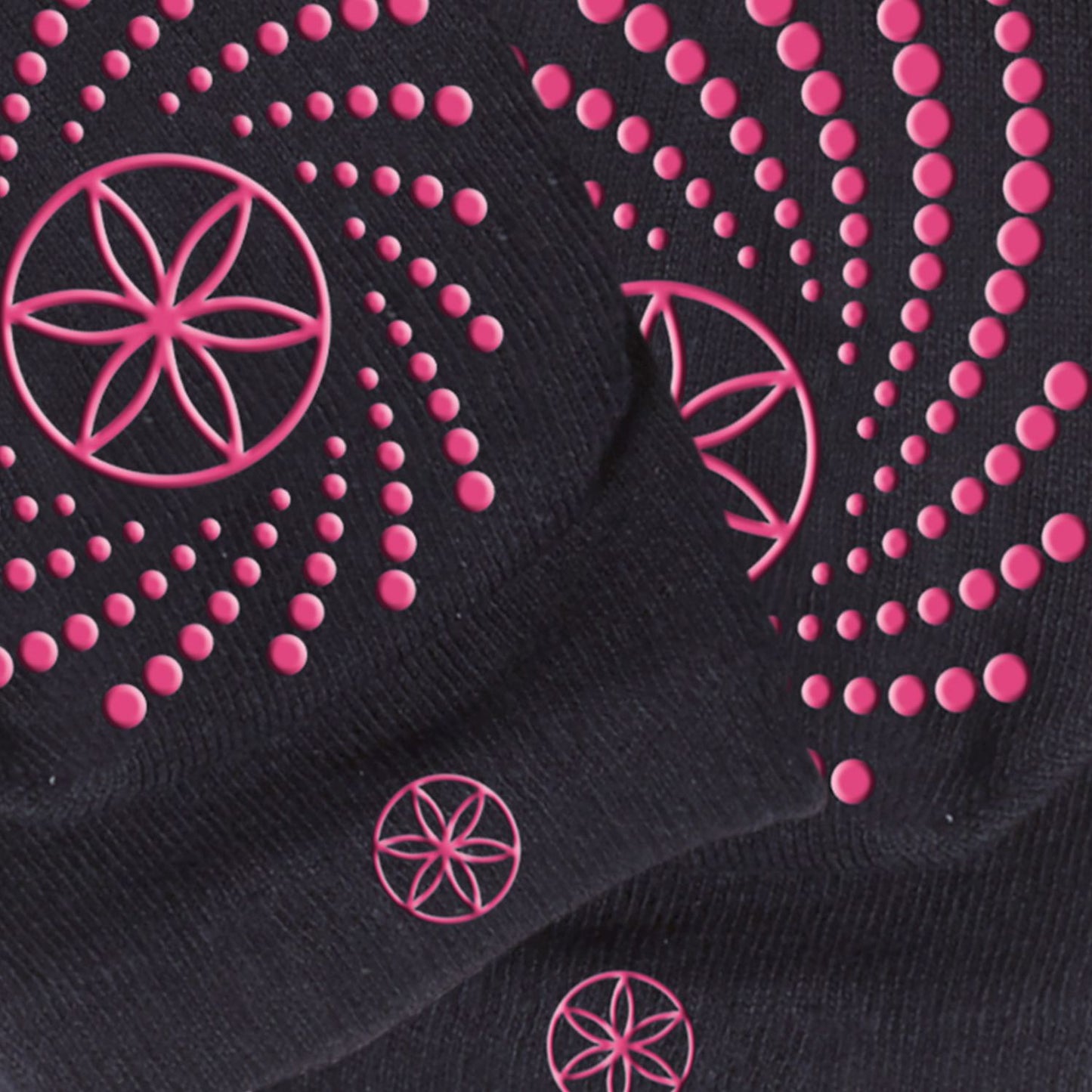 All Grip Yoga Socks: S/m Pink D