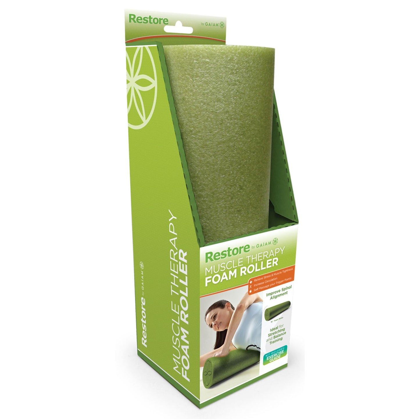 MUSCLE THERAPY FOAM ROLLER 18"