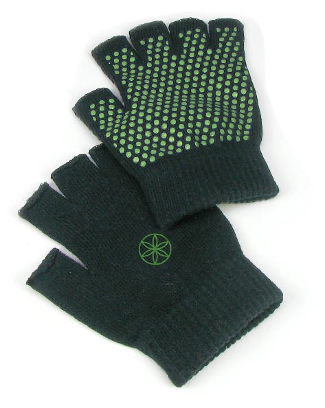 Grippy Yoga Gloves: Fern Green