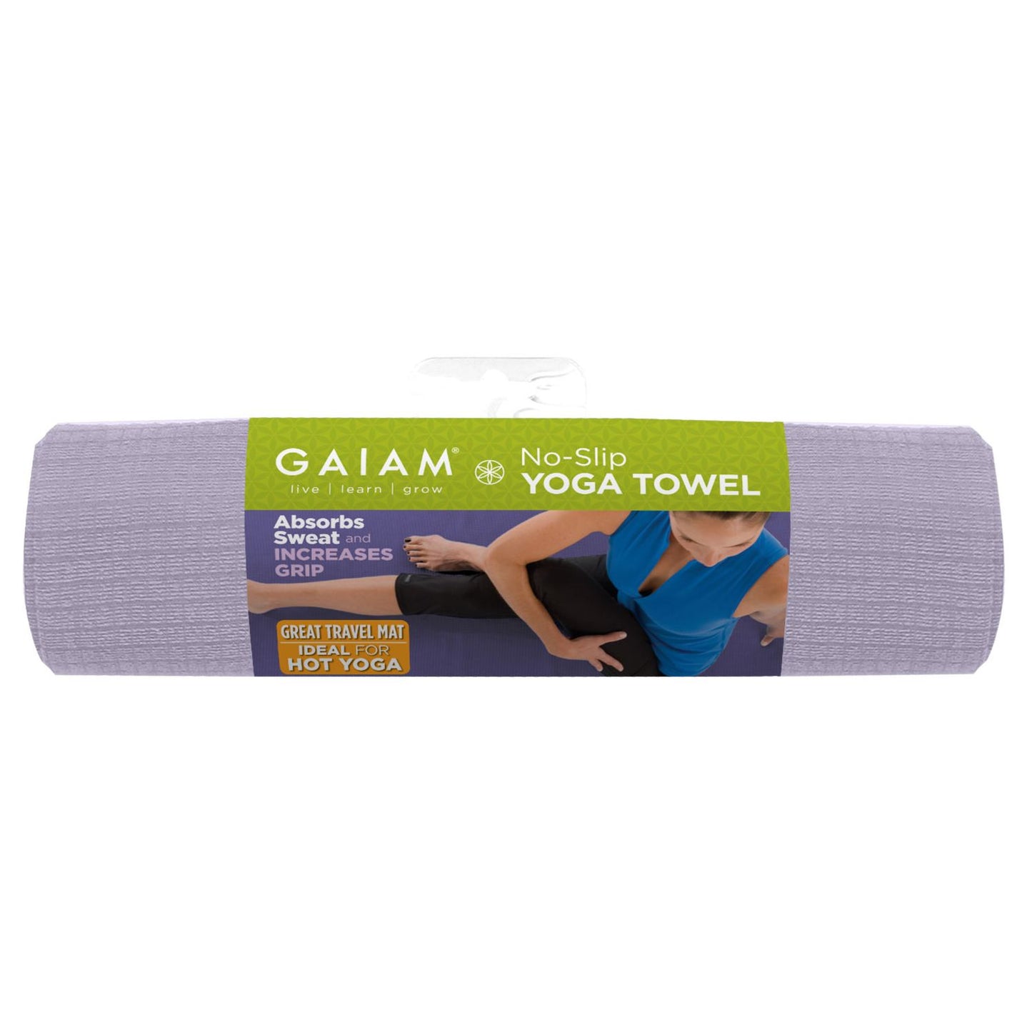 No-slip Yoga Towel Violet/lilac