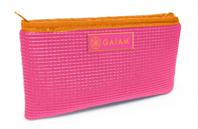 Yoga Clutch: Tangerine/posey
