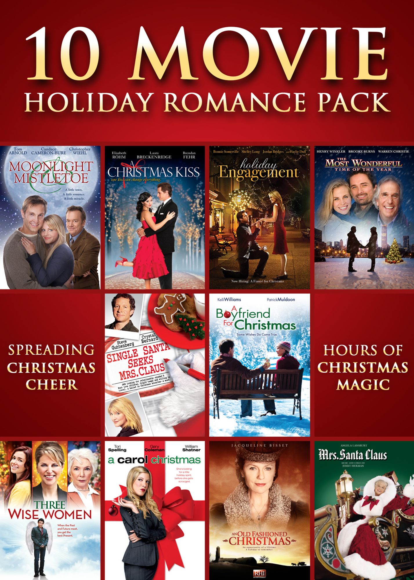 10 Movie Holiday Romance Pack