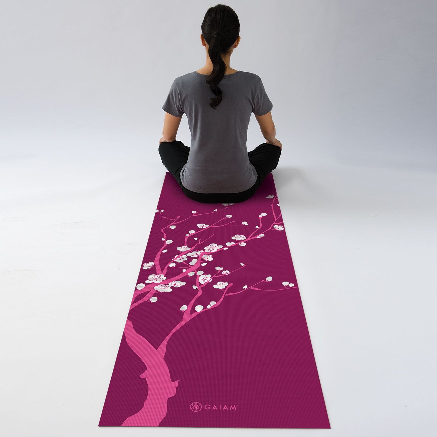 Pink Cherry Blossom Yoga Mat 3M
