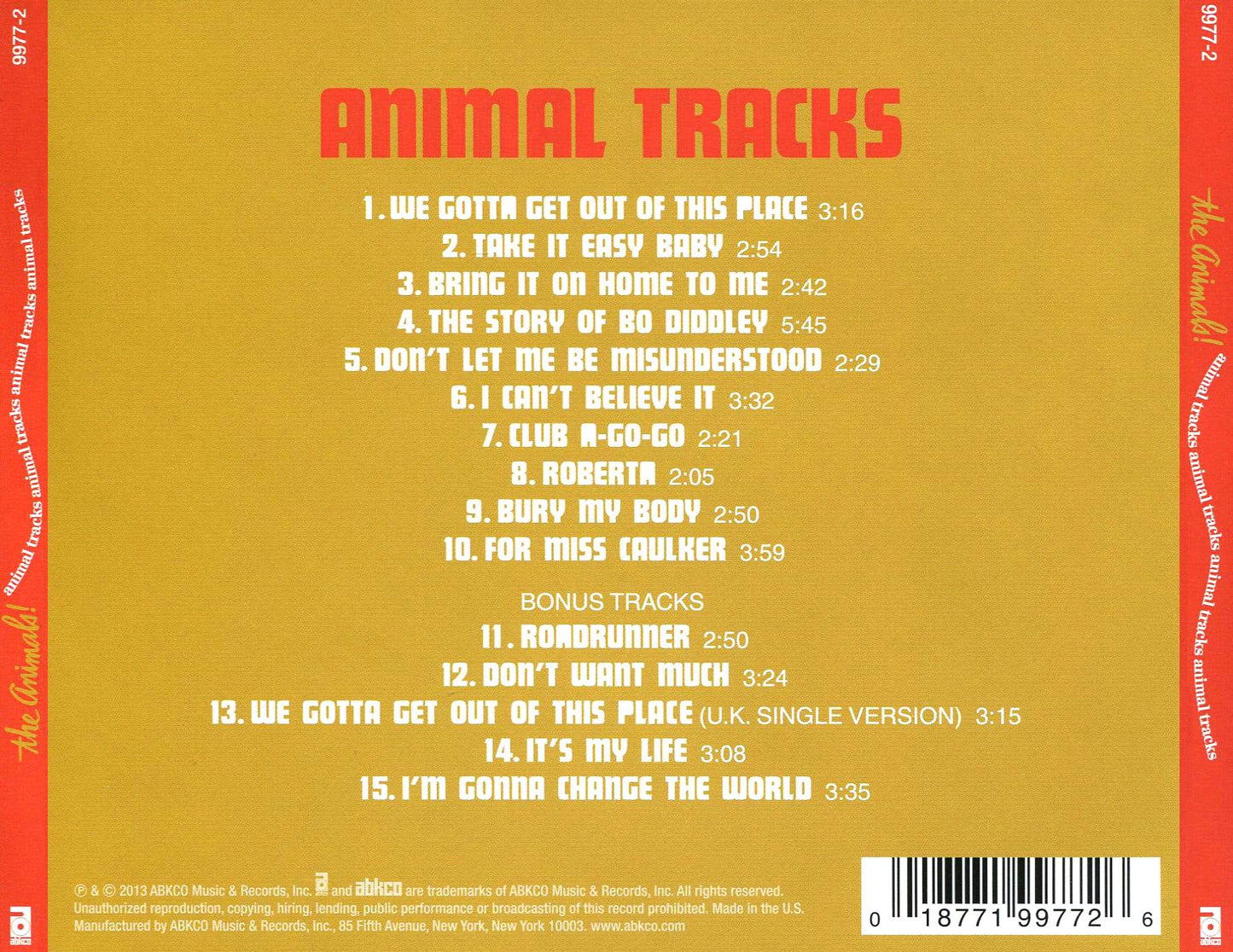 Animal Tracks [UK]