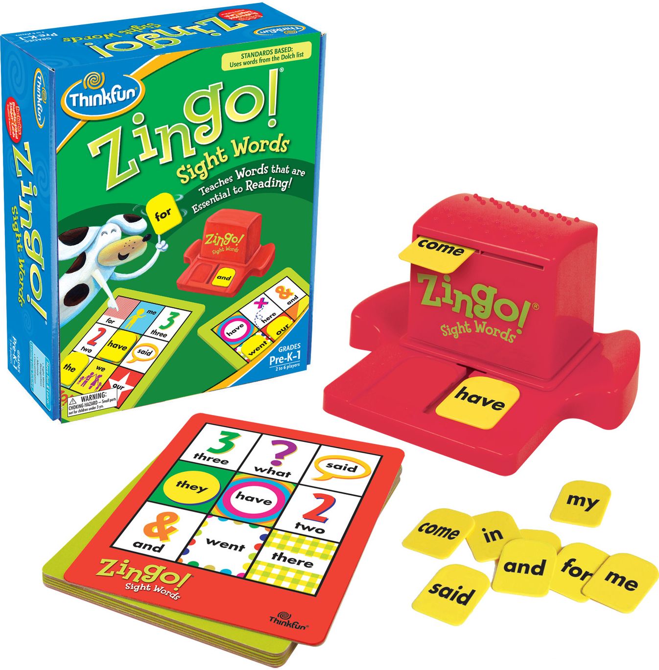 Zingo Sight Words