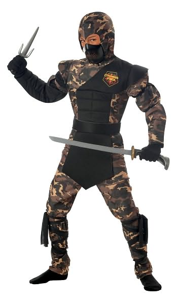 Special Ops Ninja Child Costume: Size Large (10-12)