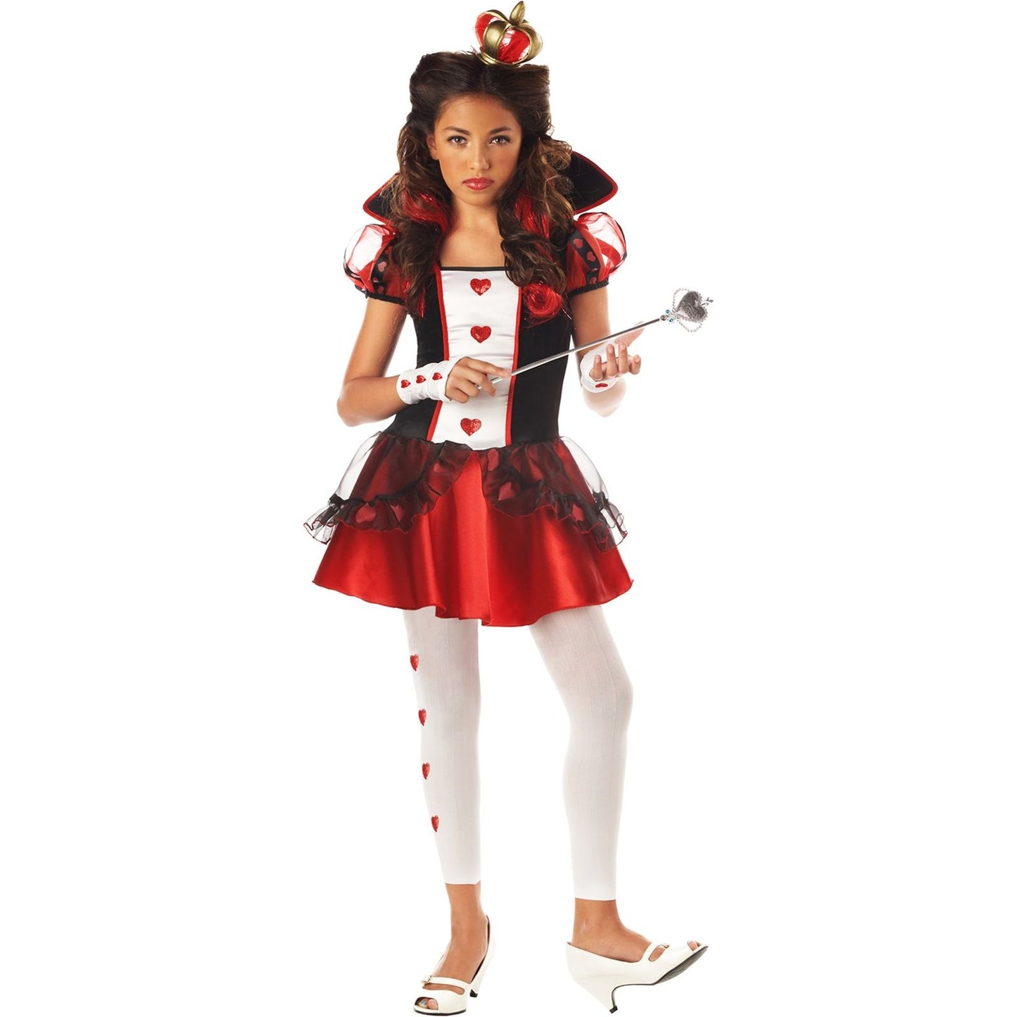 Alice in Wonderland Queen of Hearts Child Costume: Size Large (10-12)