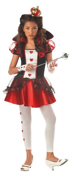 Alice in Wonderland Queen of Hearts Child Costume: Size X-Large (12-14)