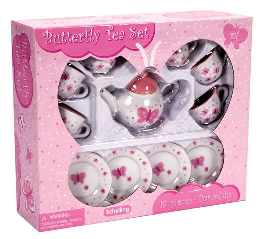 Schylling 130586 Butterfly Tea Set