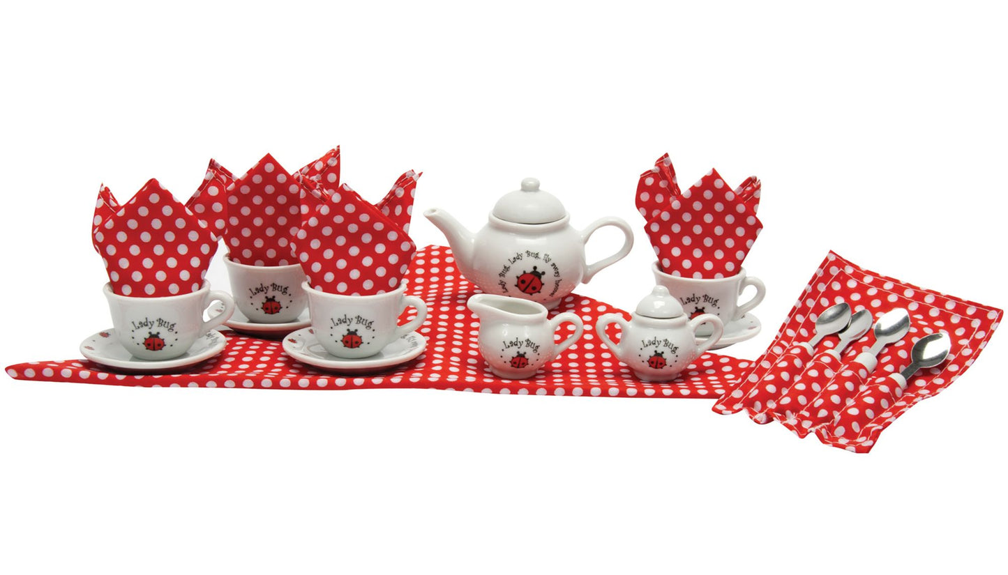Schylling Ladybug Teaset Basket