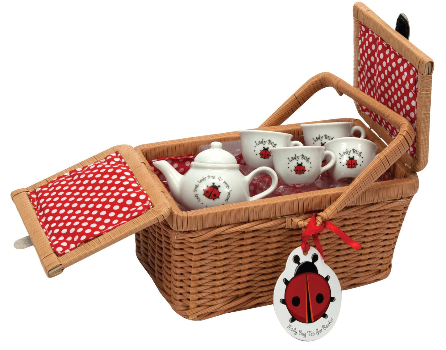 Schylling Ladybug Teaset Basket
