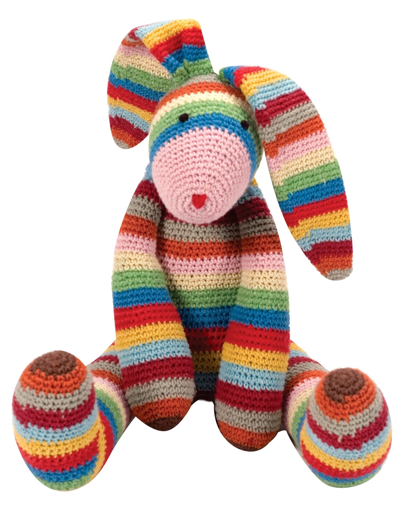 Schylling Stripes The Long Earred Bunny Plush Toy